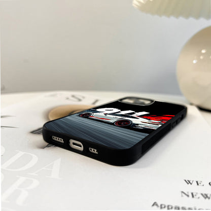 Porsche 911 White Velocity Glass Case