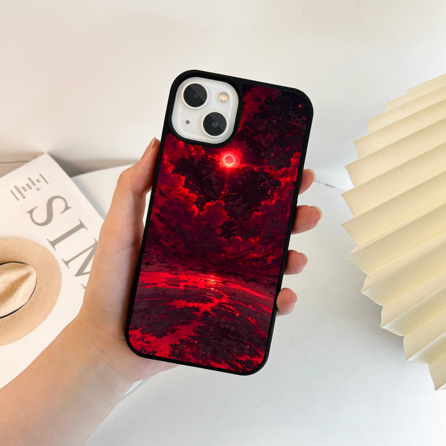 Blushing Bunny Bloom Glass Case