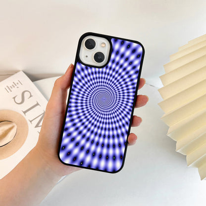Cosmic Purple Spiral Glass Case
