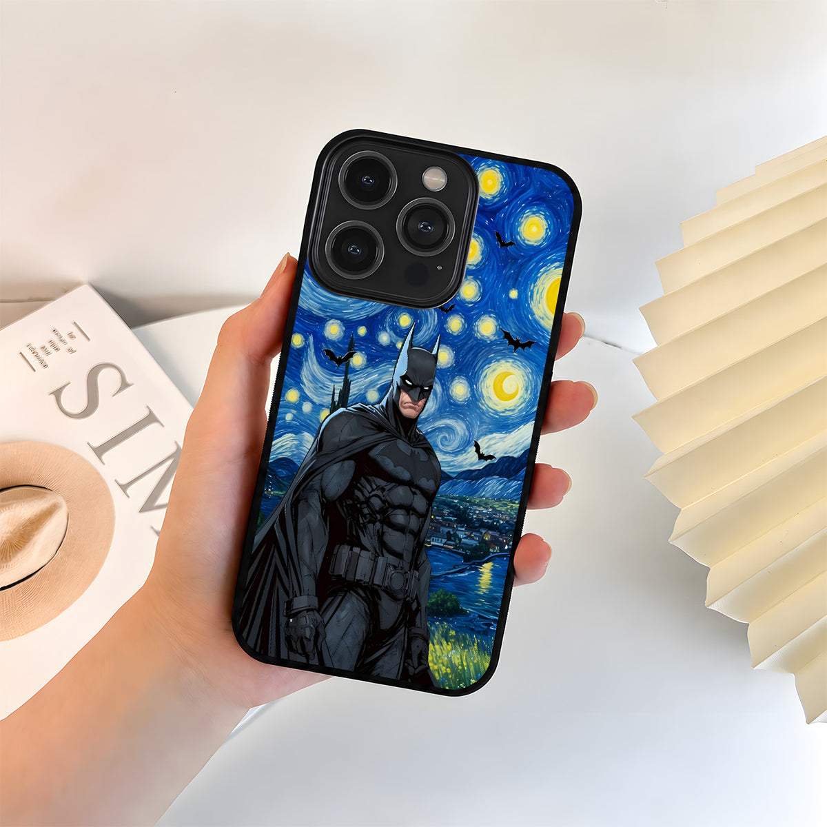 Batman Cosmic Swirl Glass Case