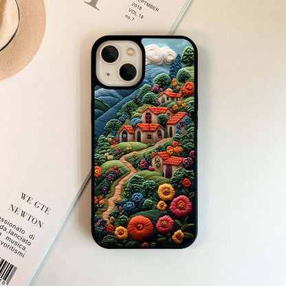 Cottage Garden Path Glass Case