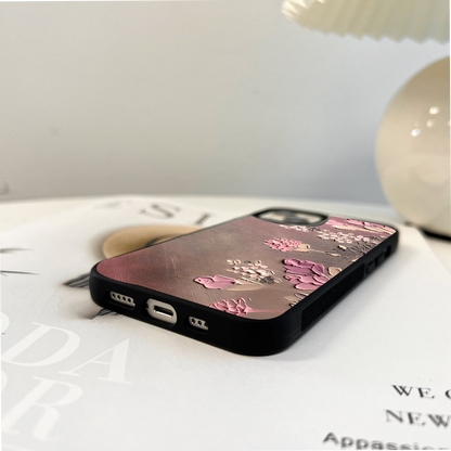 Rosy Tactile Whispers Glass Case