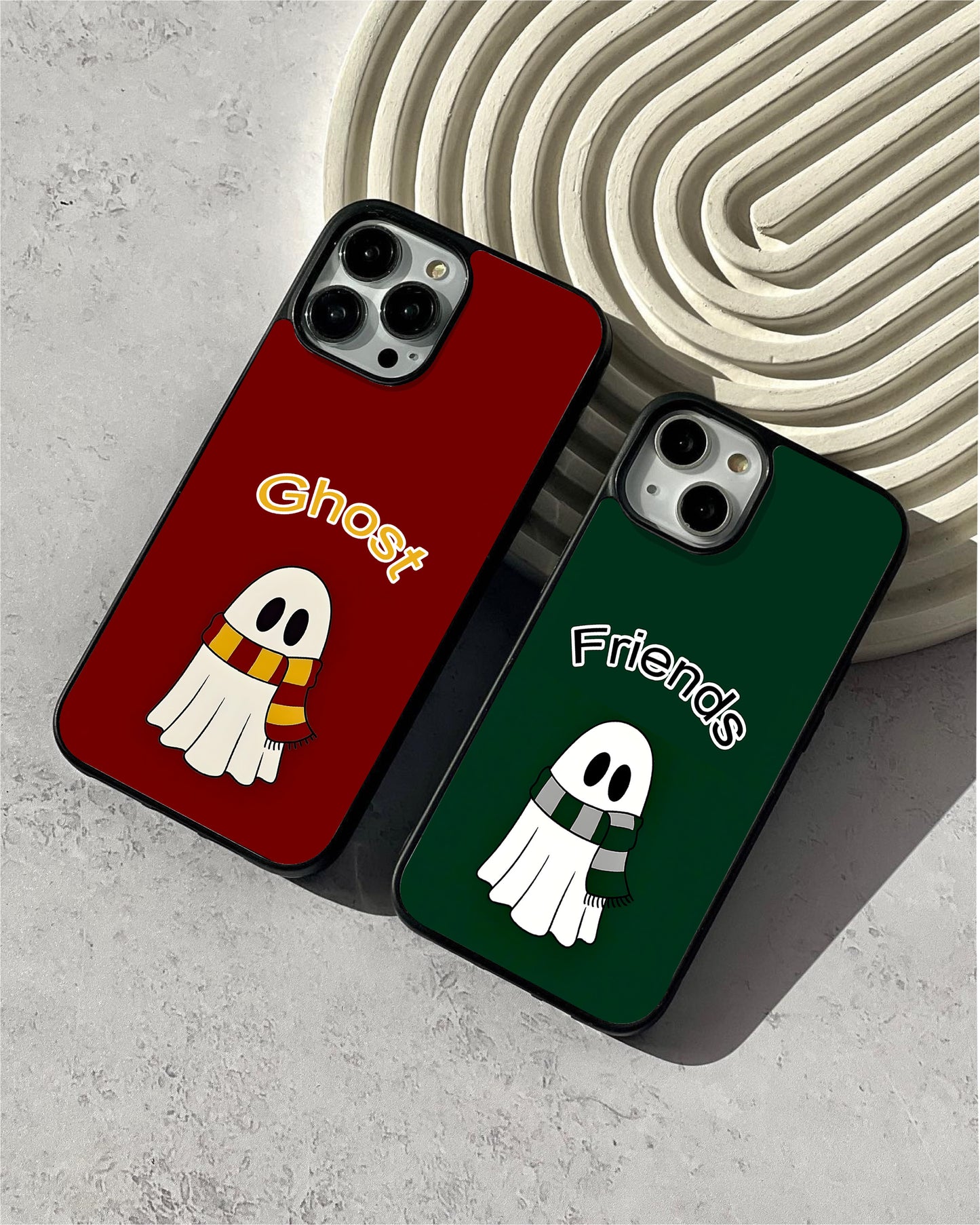 Cozy Ghost Friend Glass Case