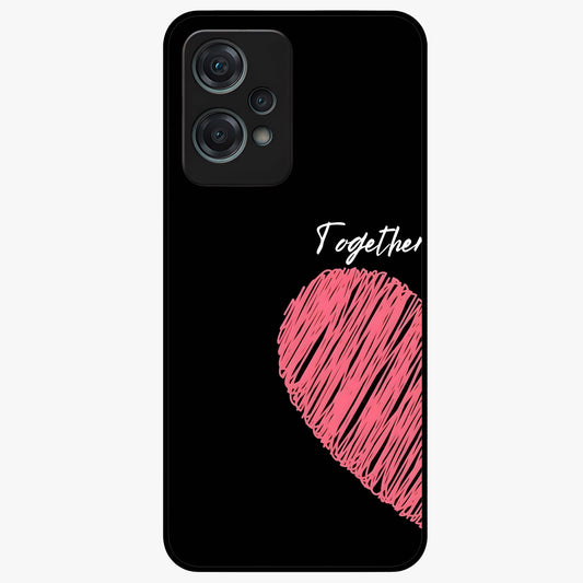 Love Forever Together Left Glass Case for OnePlus Nord Ce 2 Lite |1+Nord Ce 2 Lite