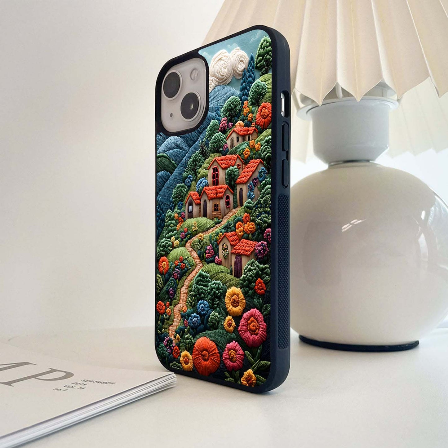 Cottage Garden Path Glass Case