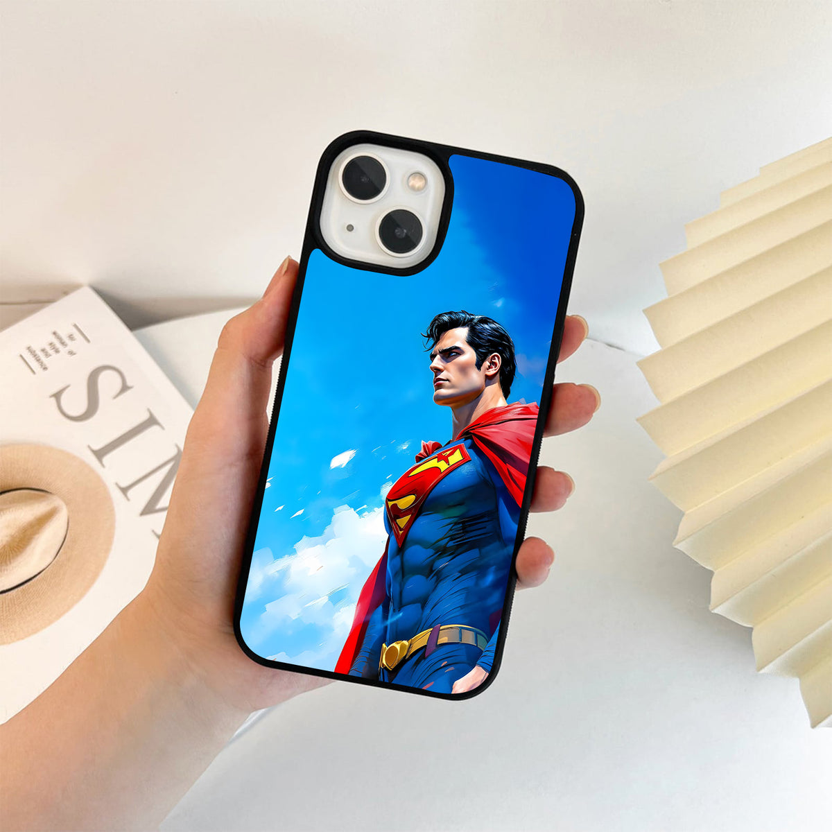 Superman Blue Sky Guardian Glass Case