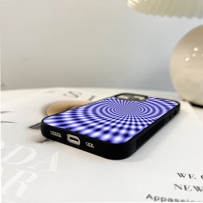Cosmic Purple Spiral Glass Case