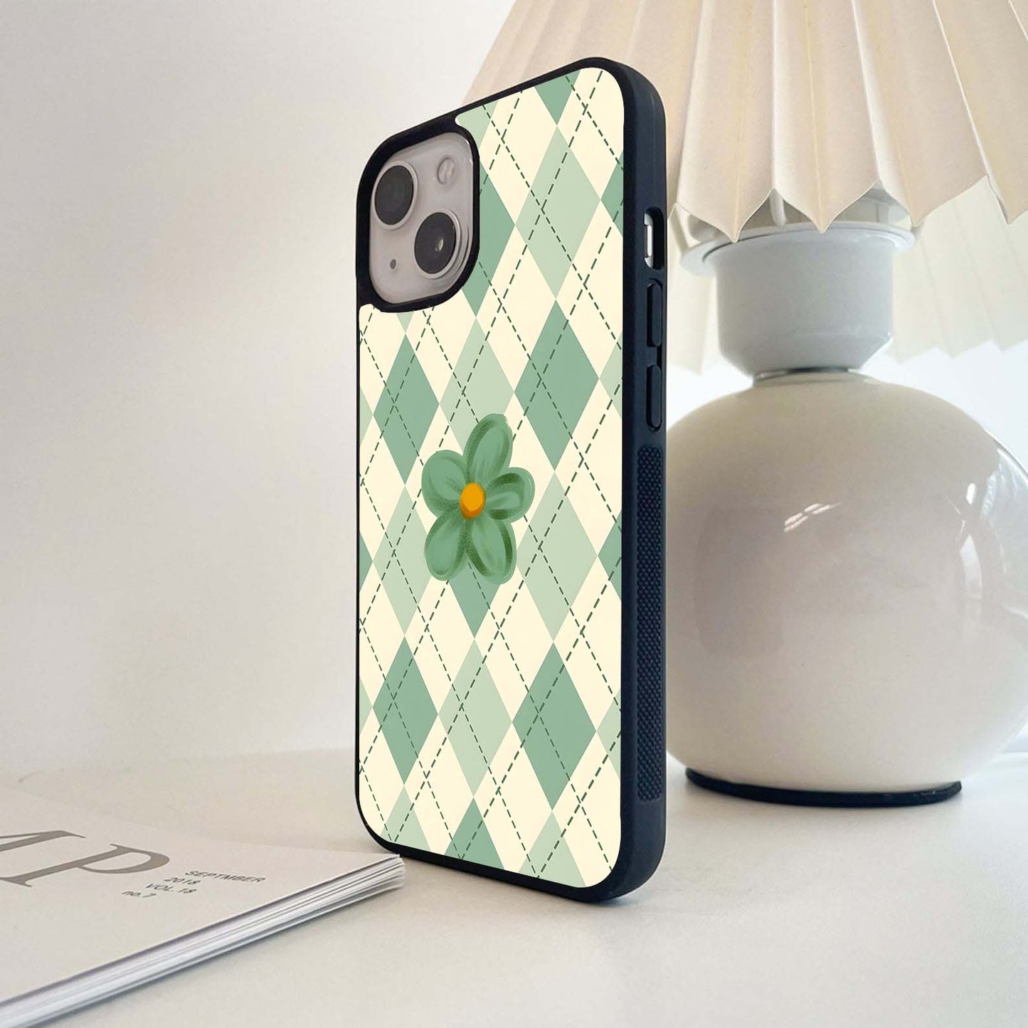 Argyle Petal Pop Glass Case