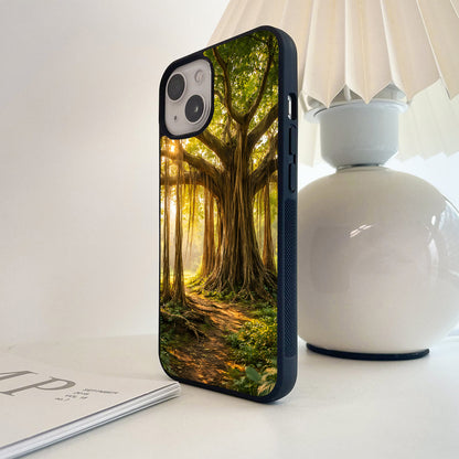Ancient Banyan Sanctuary Glass Case