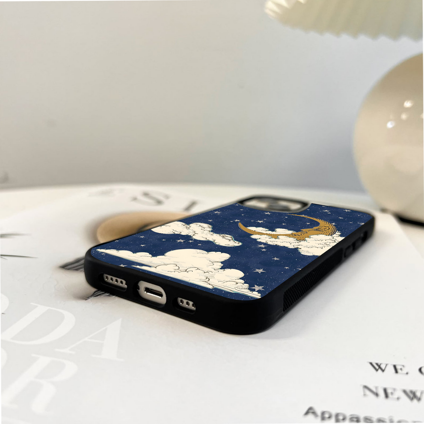 Resting Moon Glass Case