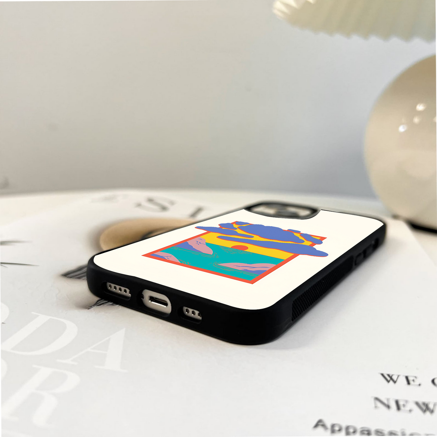 Sunset Frame View Glass Case