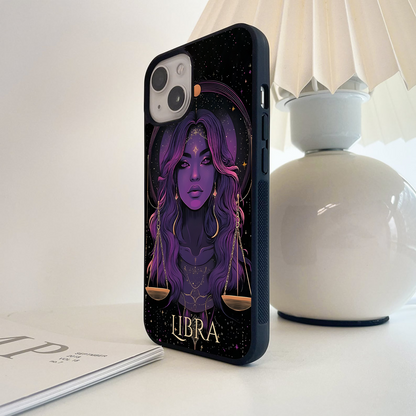Zodiac Libra Glass Case