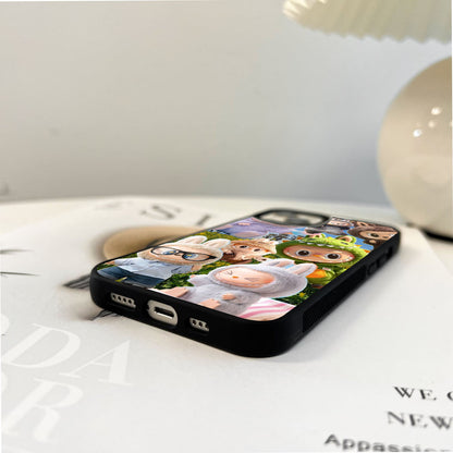 Labubu Friends Glass Case