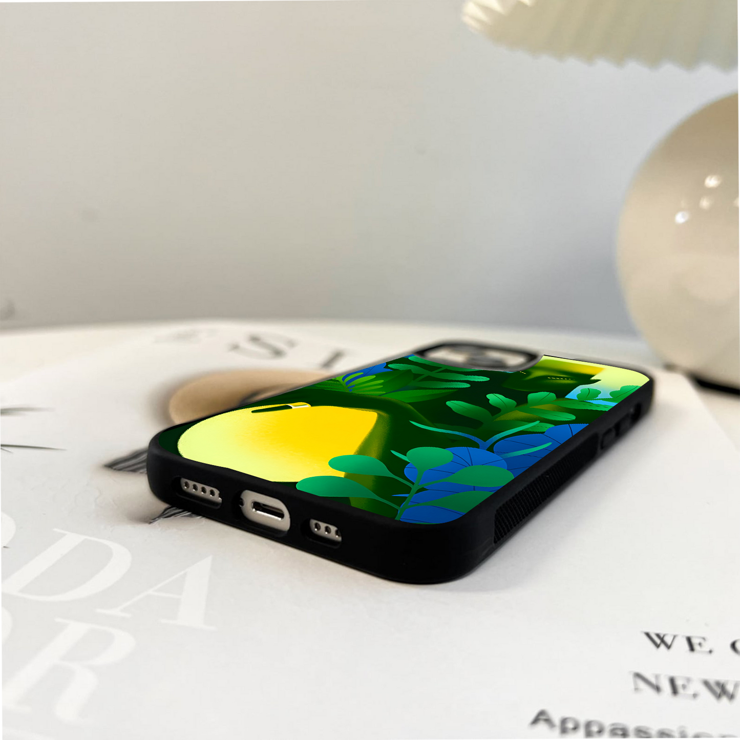 Jungle Gaze Shadow Glass Case