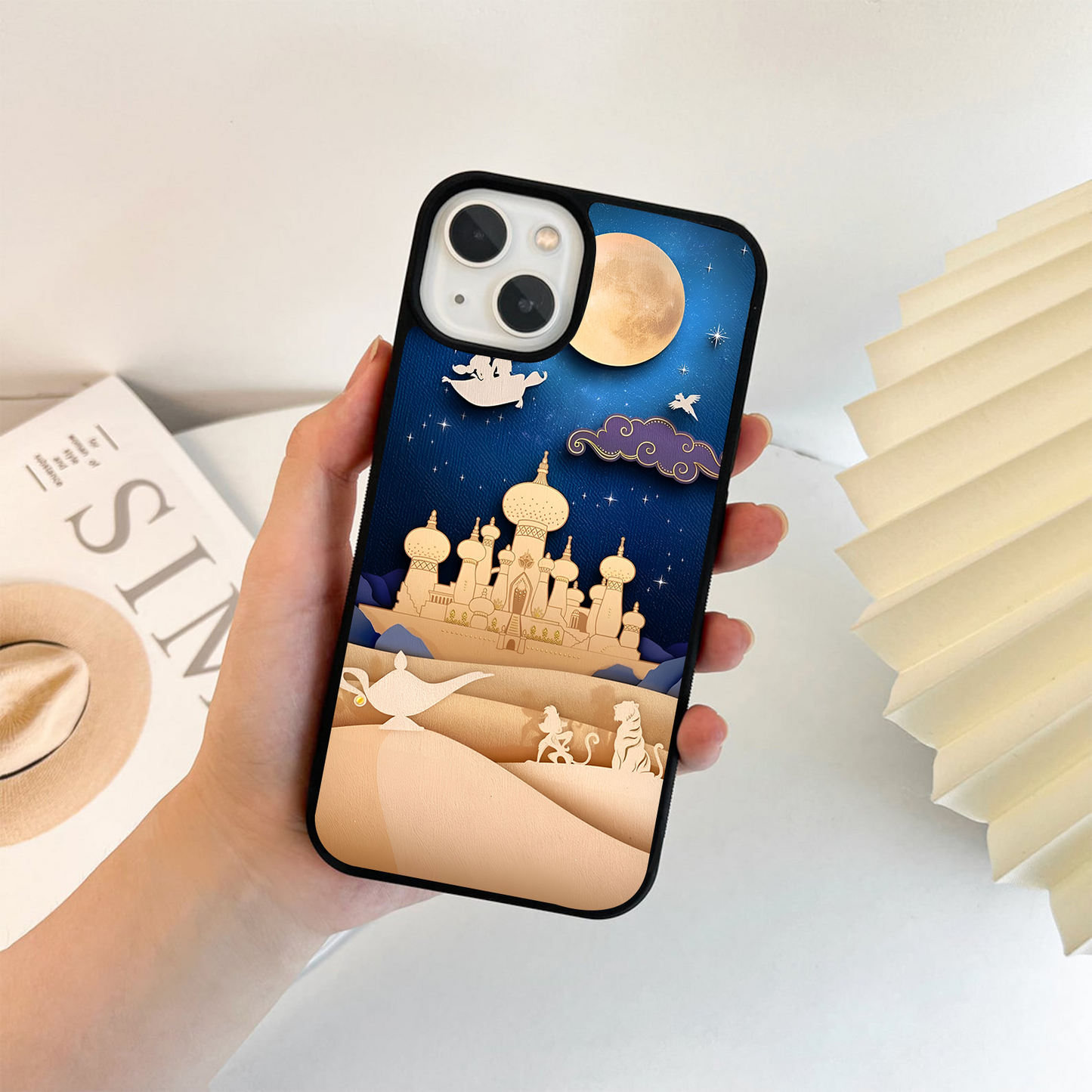 Arabian Scenery Glass Case