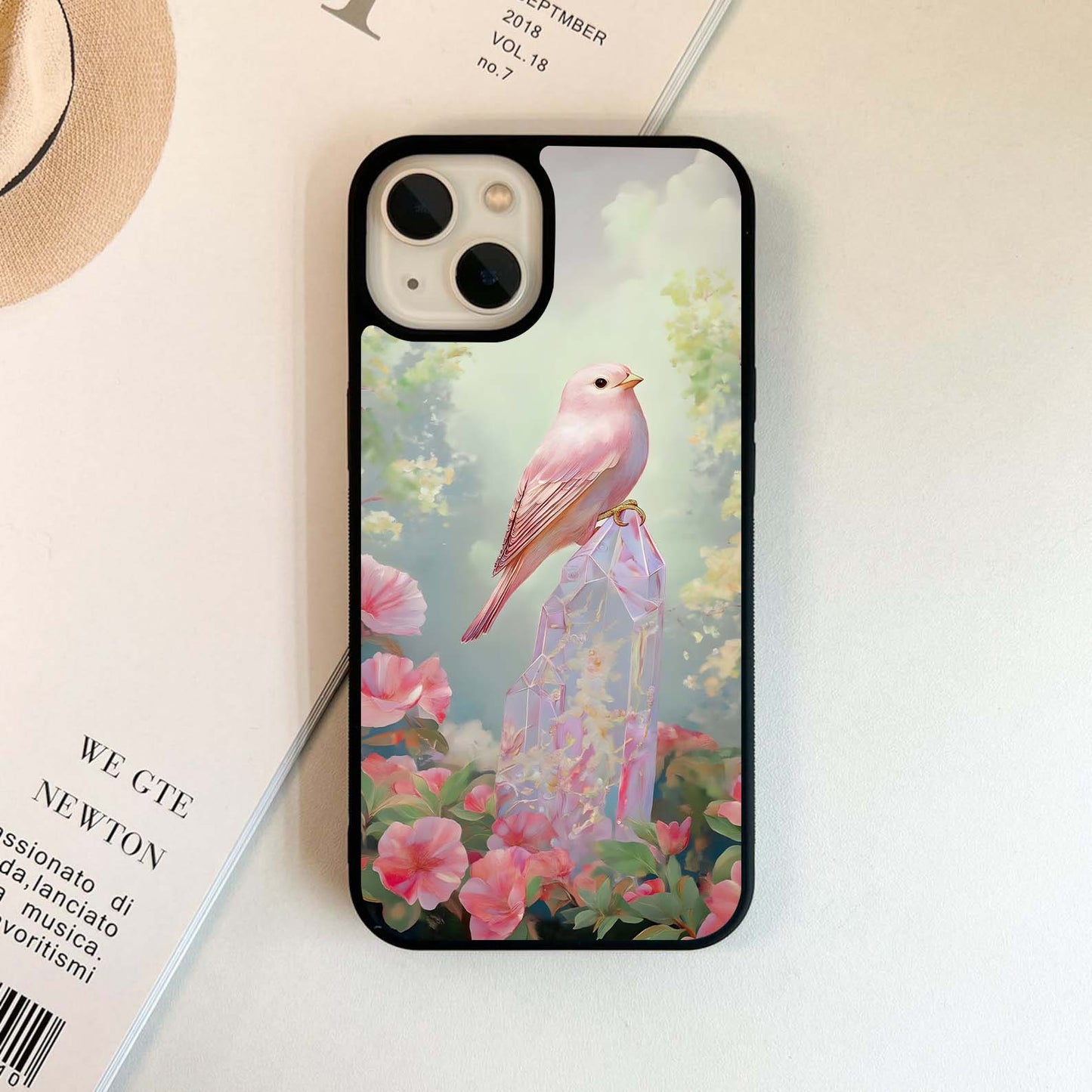 Crystal Garden Songbird Glass Case