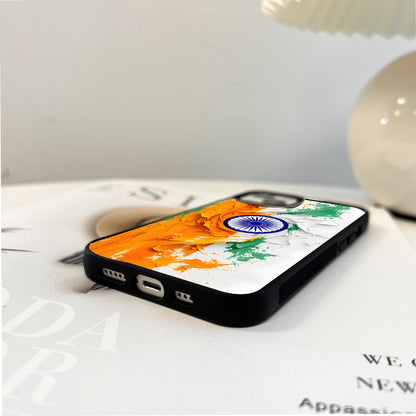 Textured Tricolor Pride Glass Case