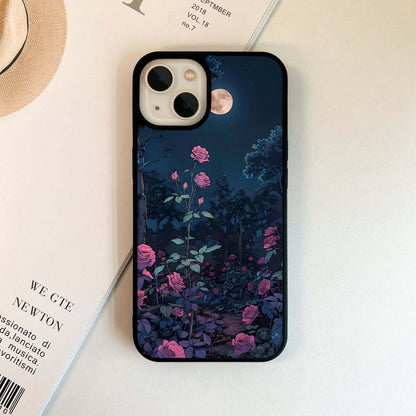 Moonlight Rose Path Glass Case