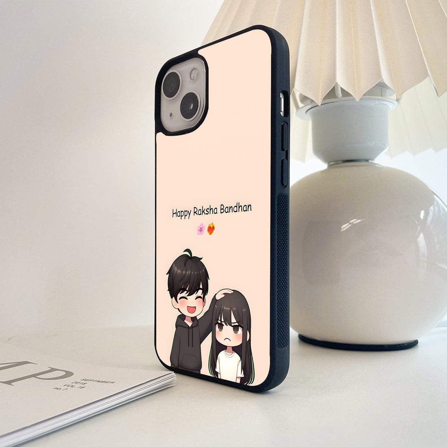 Rakhi Forever Bond Glass Case