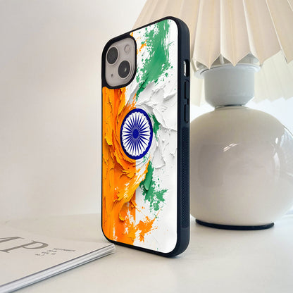 Textured Tricolor Pride Glass Case