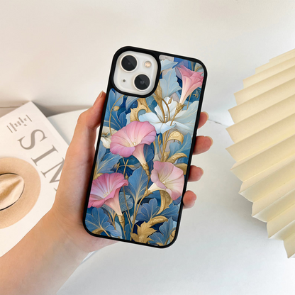 Golden Blossom Dream Glass Case