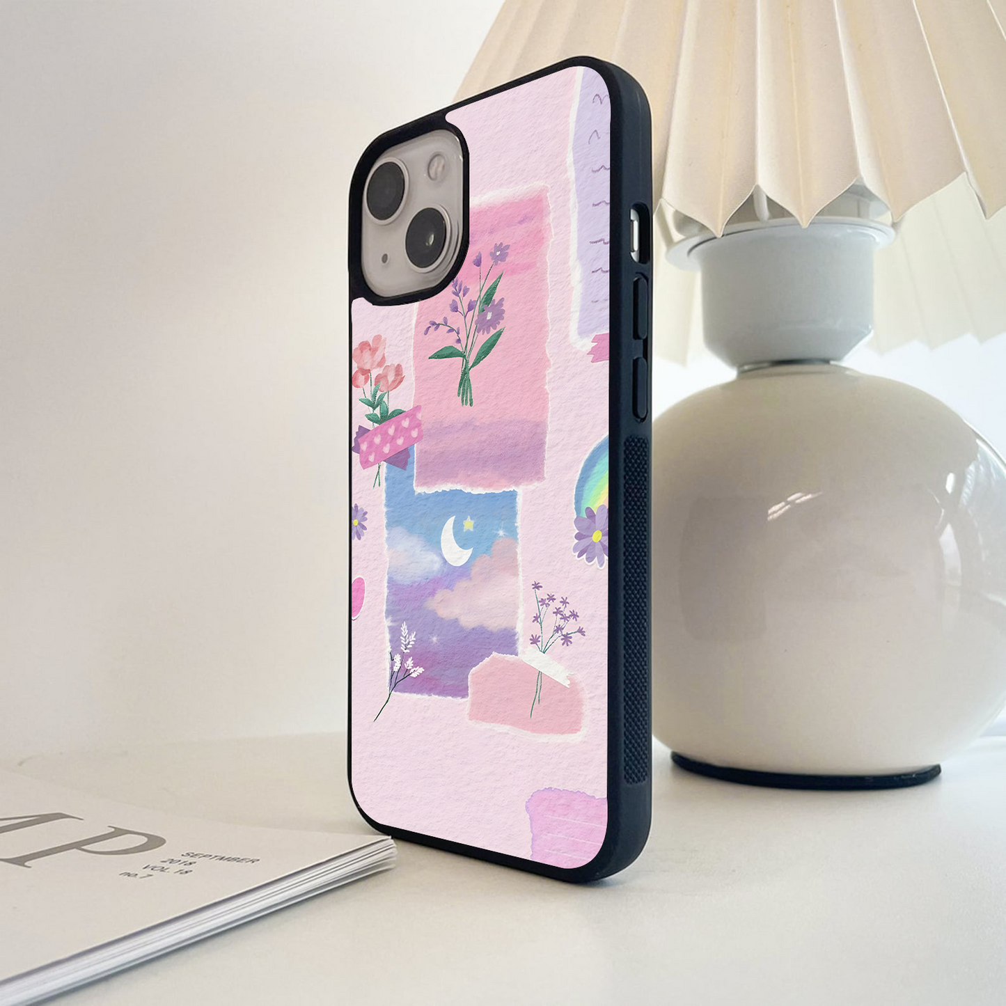 Dreamy Paper Garden Glass Case