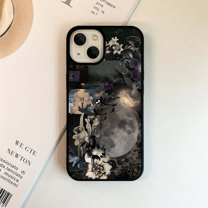 Midnight Lunar Bloom Glass Case