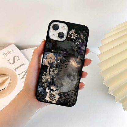 Midnight Lunar Bloom Glass Case