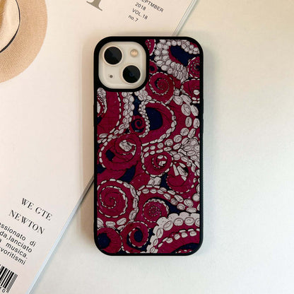 Octopus Hand Art Glass Case