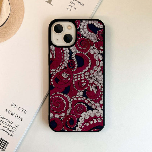 Octopus Hand Art Glass Case