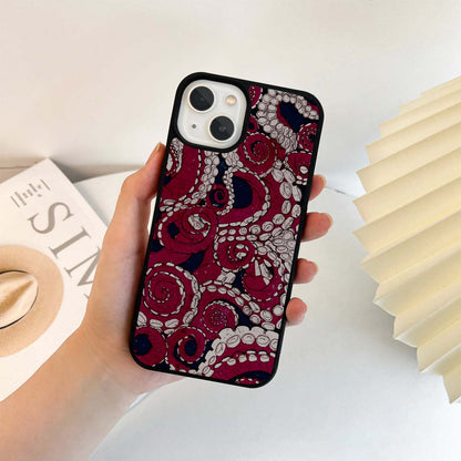 Octopus Hand Art Glass Case