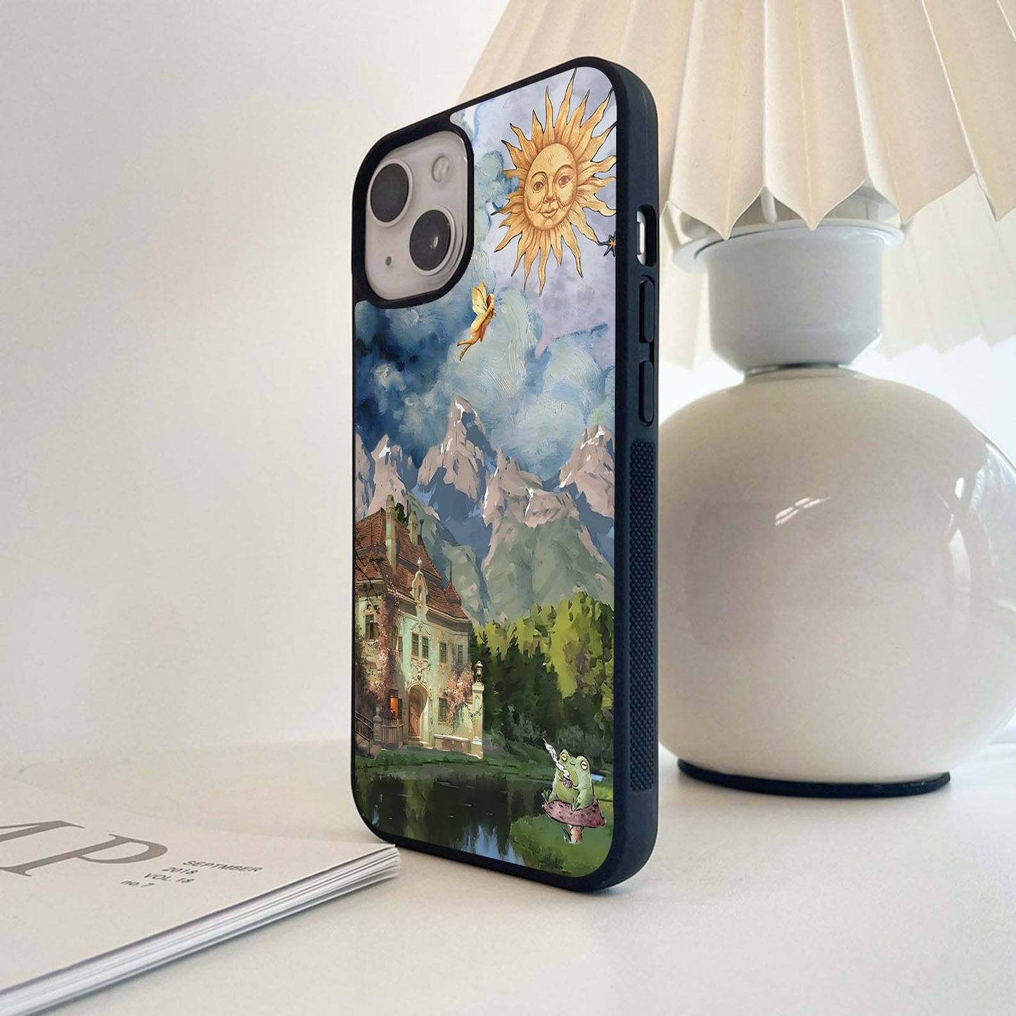 Mystic Cottage Escape Glass Case