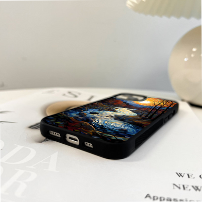 River of Painted Dreams Glass Case