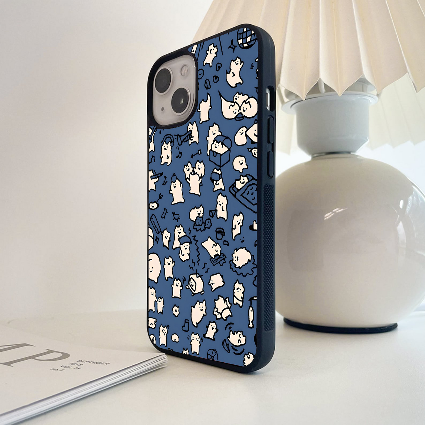 Cats in Chaos Glass Case