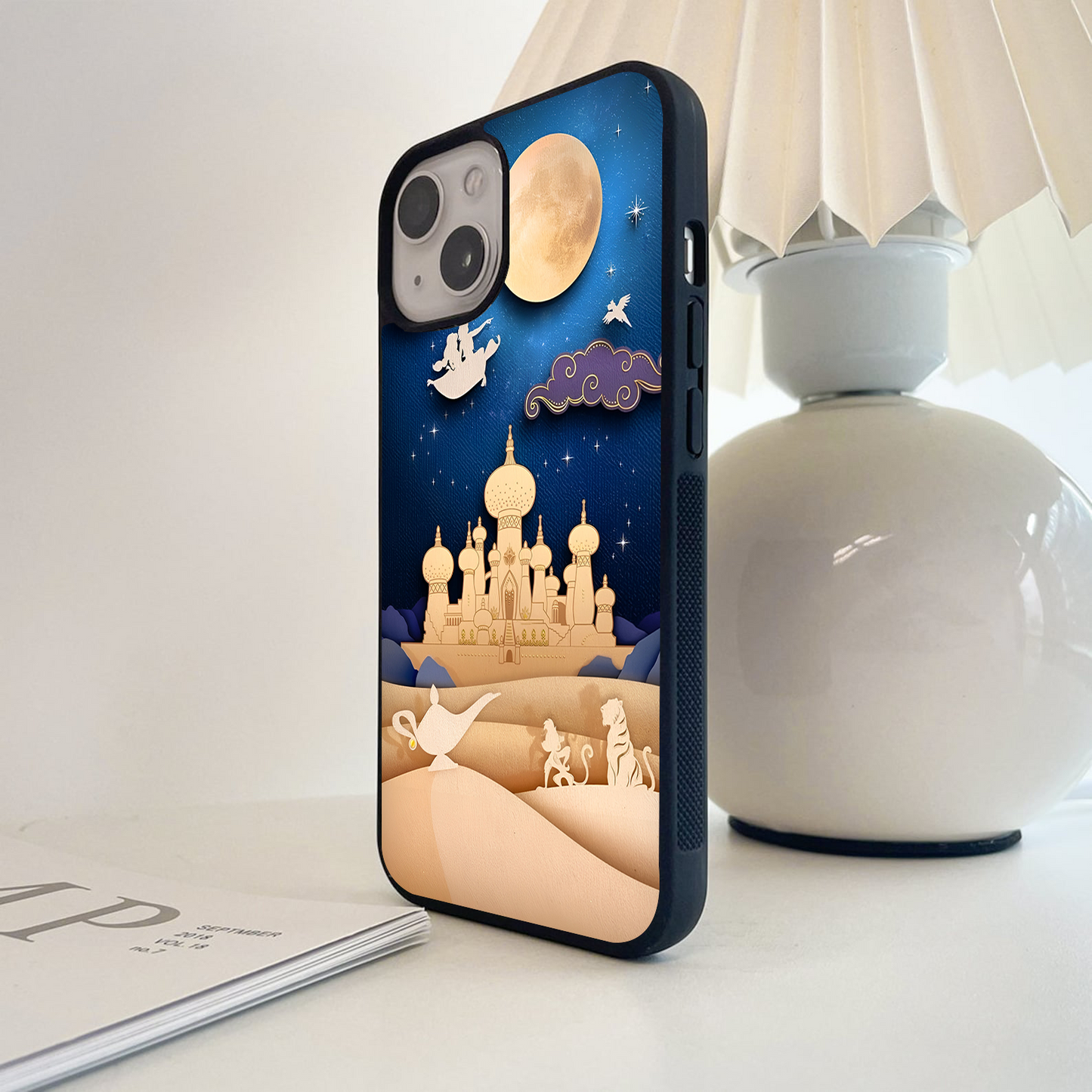 Arabian Scenery Glass Case