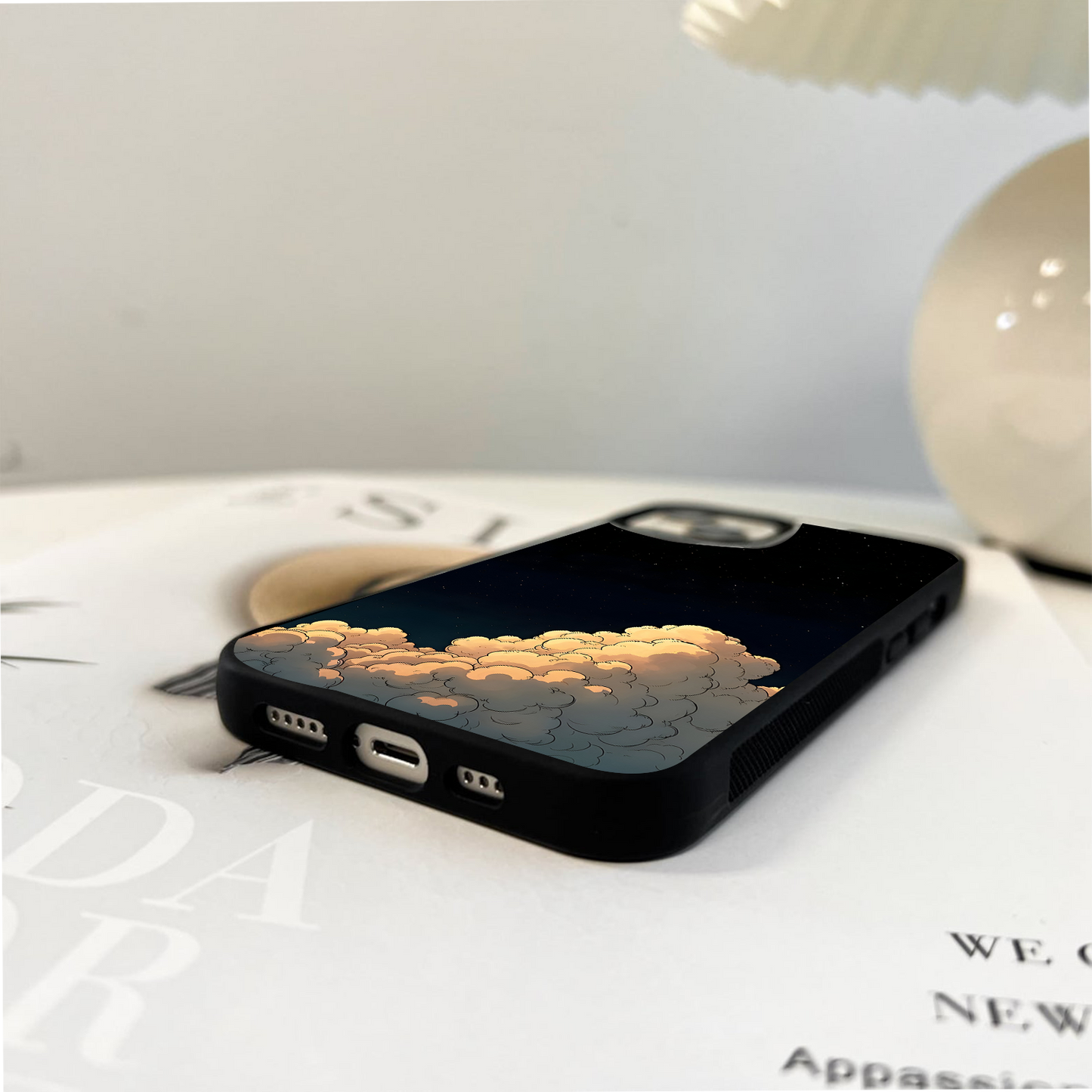 Celestial Cloud Night Glass Case