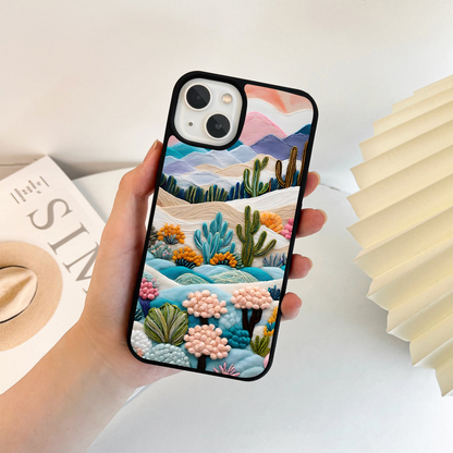 Desert scenery Glass Case