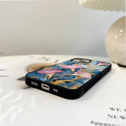 Golden Blossom Dream Glass Case