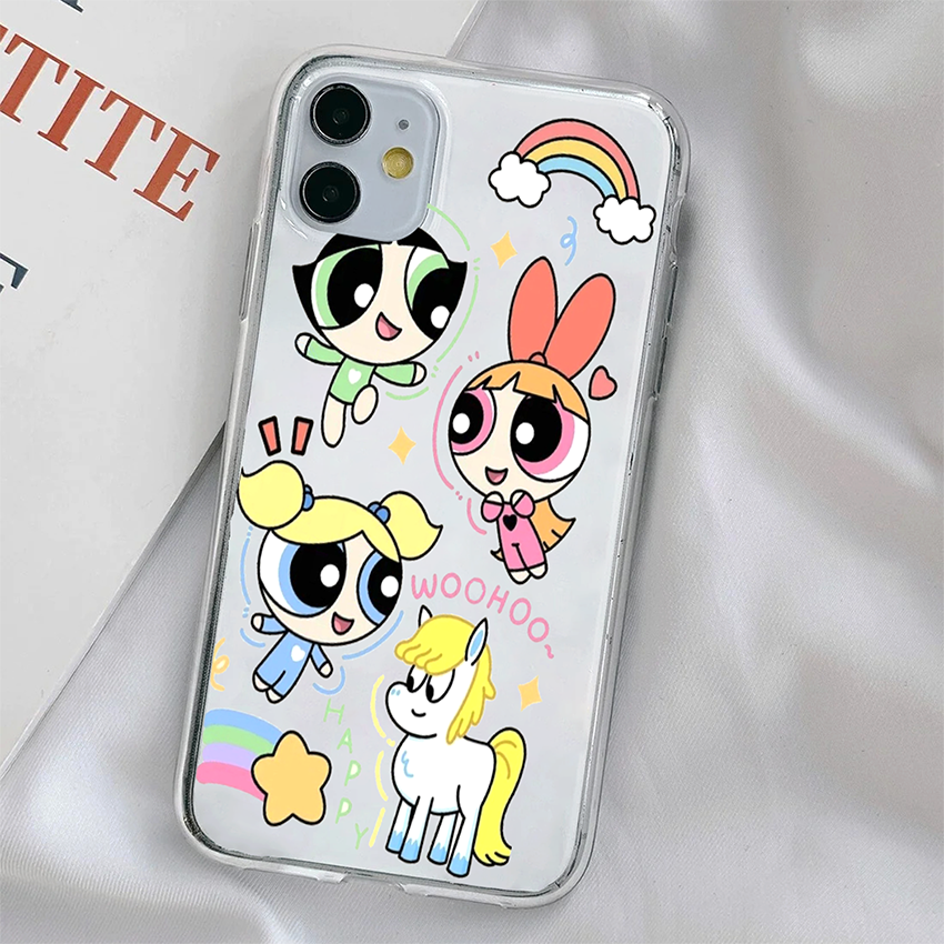 Power Puff Girls Soft Clear Silicon Case Cover