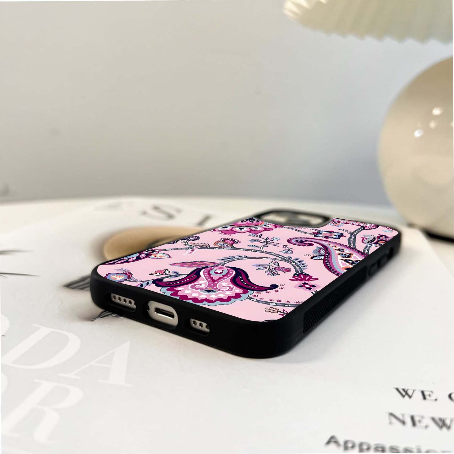 Paisley Garden Song Glass Case