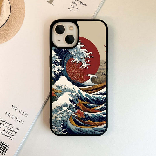 Crimson Voyage Glass Case