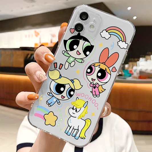 Power Puff Girls Soft Clear Silicon Case Cover