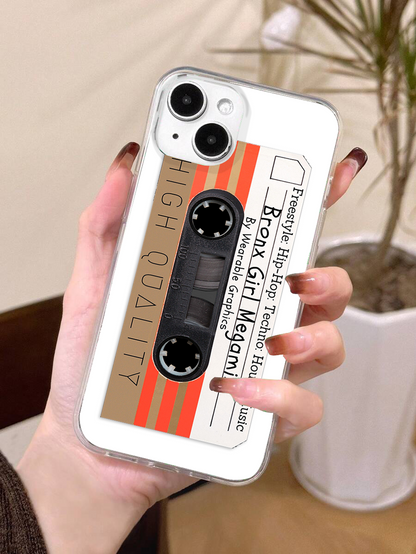 Mix Tape Clear Silicon Cover