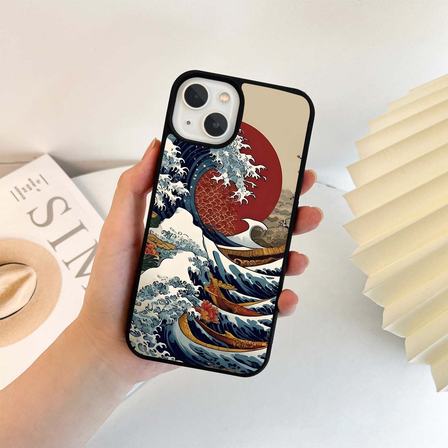 Crimson Voyage Glass Case