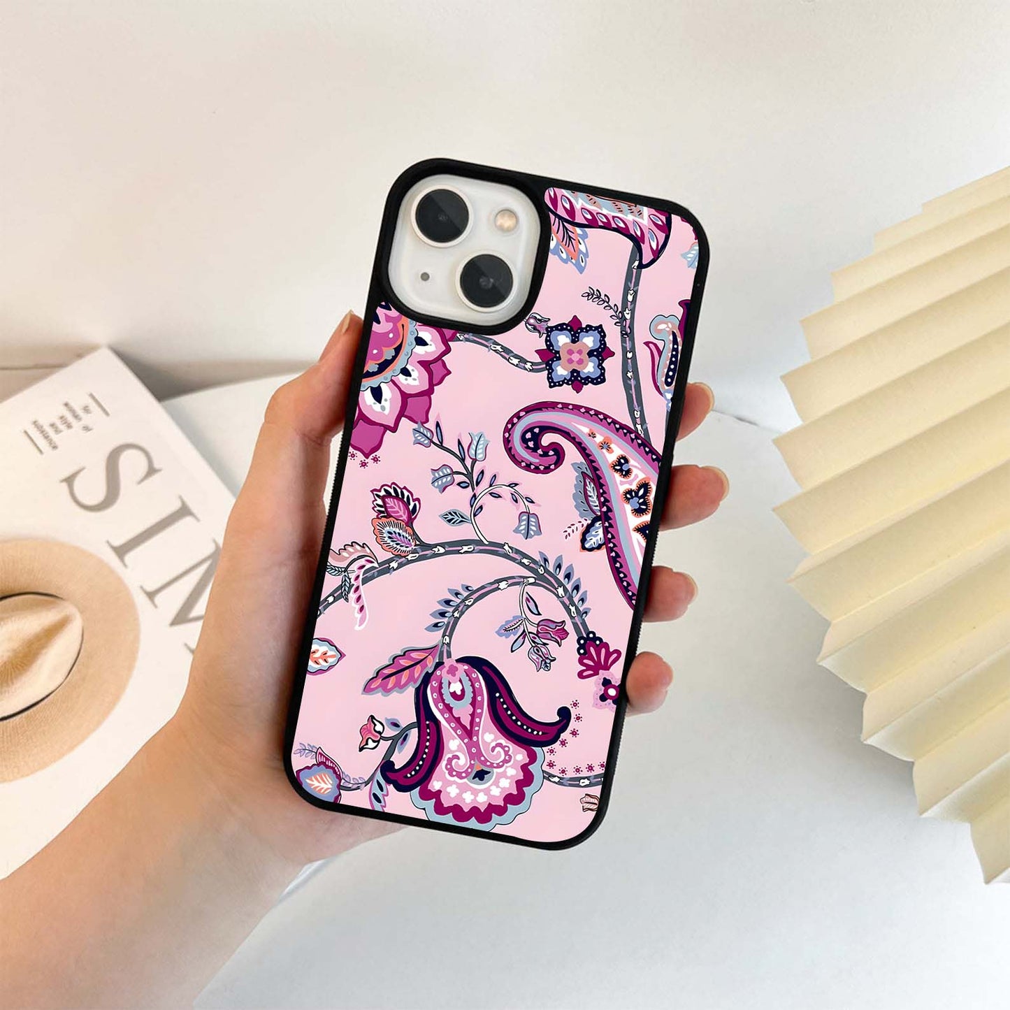 Paisley Garden Song Glass Case