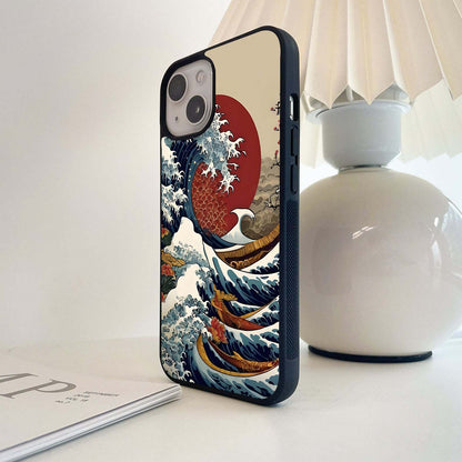 Crimson Voyage Glass Case