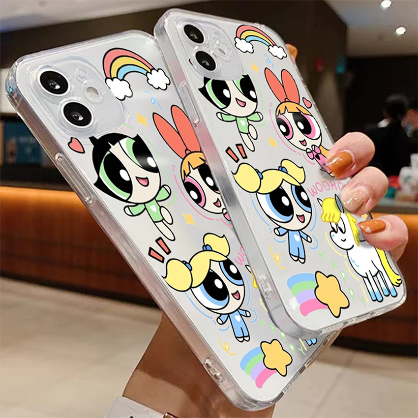 Power Puff Girls Soft Clear Silicon Case Cover