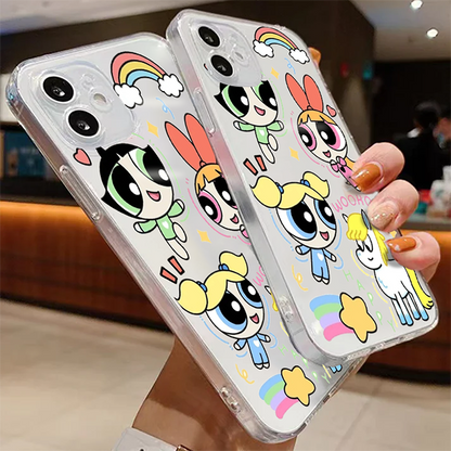 Power Puff Girls Soft Clear Silicon Case Cover