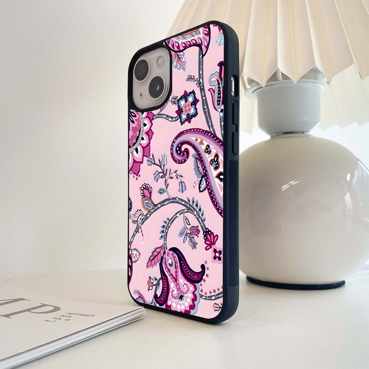 Paisley Garden Song Glass Case