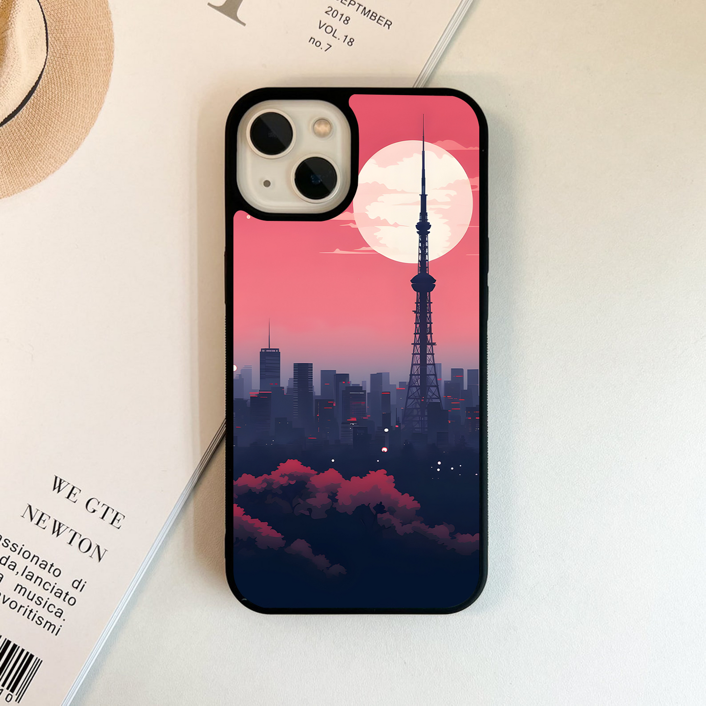 City Scape Art Glass Case